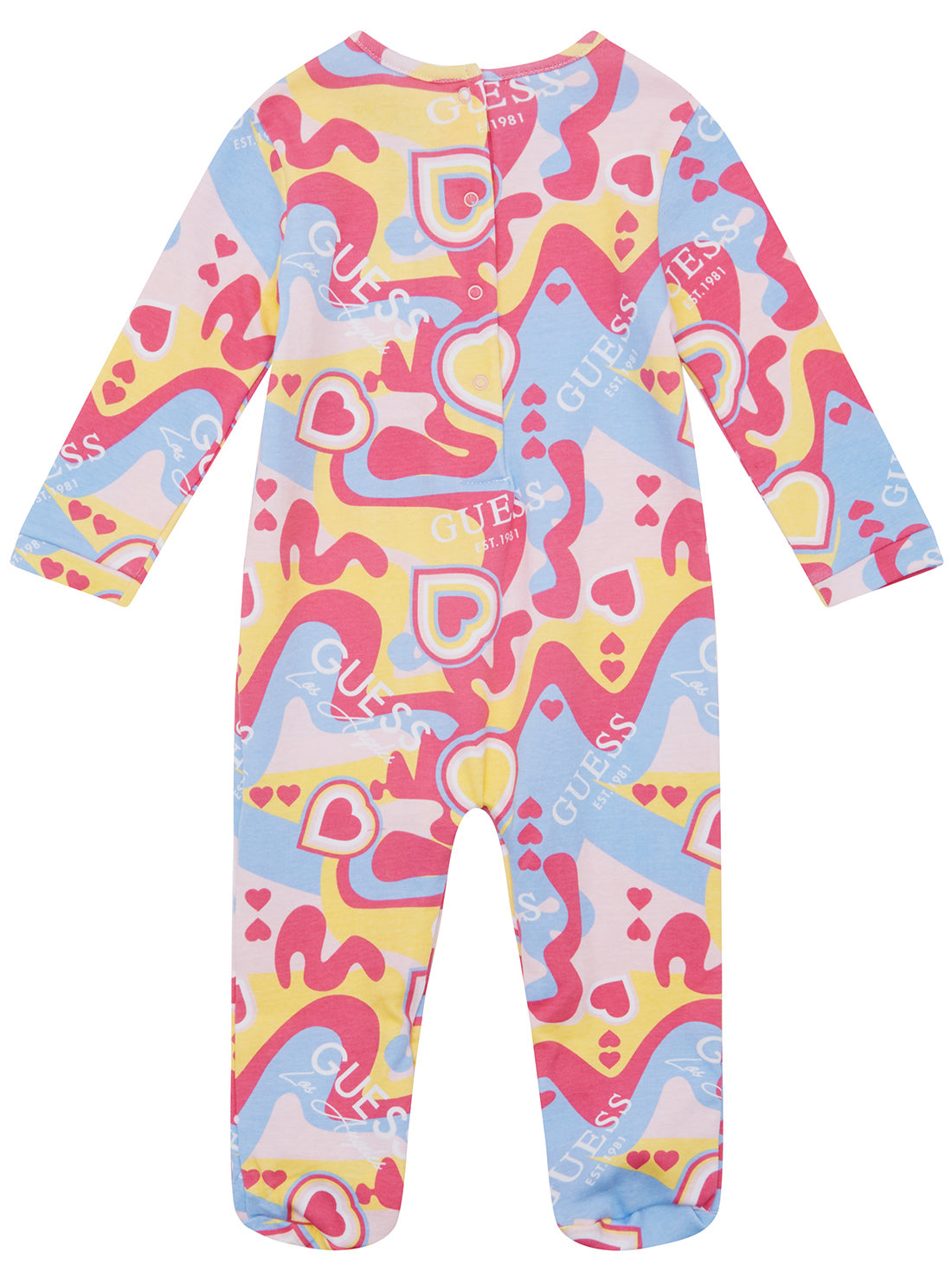 Pink Interlock Overall (0-12M)