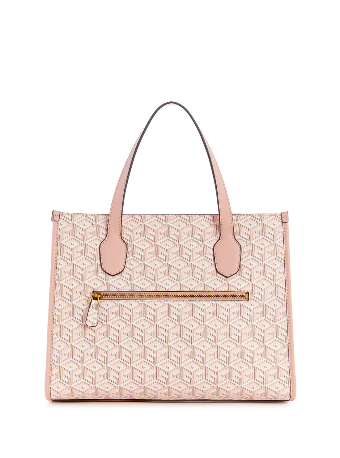 Pale Pink Silvana Small Tote Bag | GUESS Women's Handbags | back view