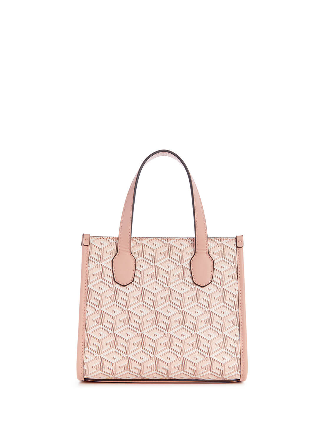 Pale Pink Silvana Dual Mini Tote Bag | GUESS Women's handbags | back view