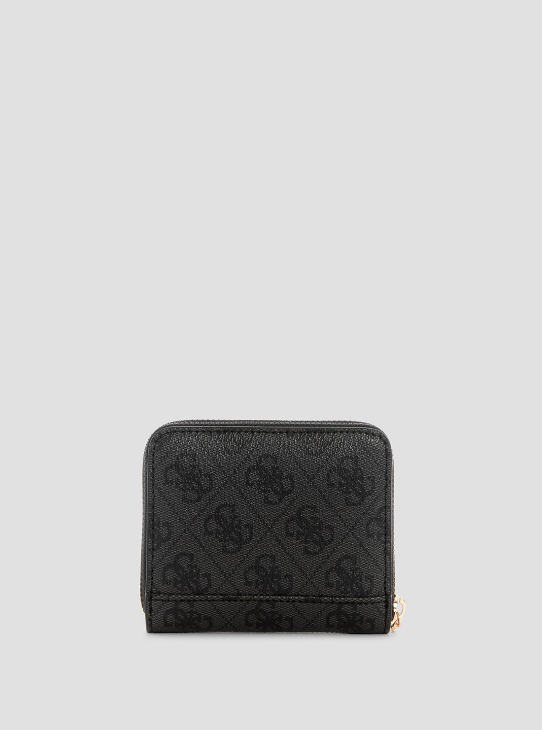 Black Logo Laurel Small Wallet