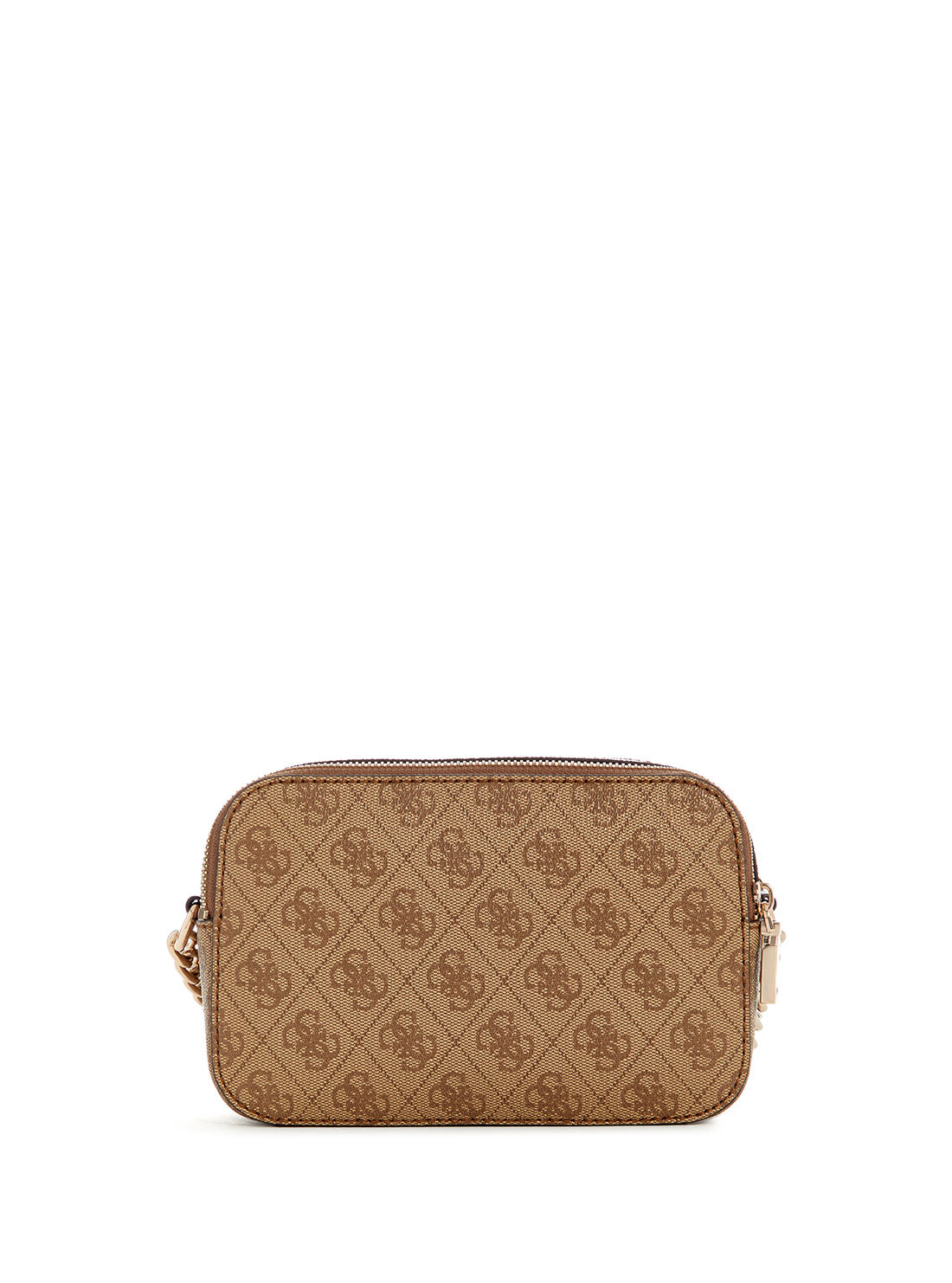 GUESS Brown Logo Noreen Camera Crossbody Bag back view