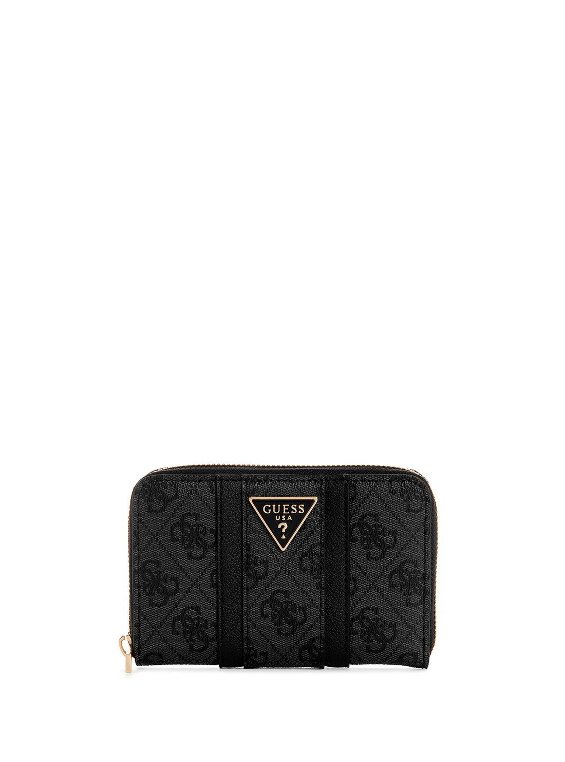 GUESS Black Logo Noreen Medium Wallet front view