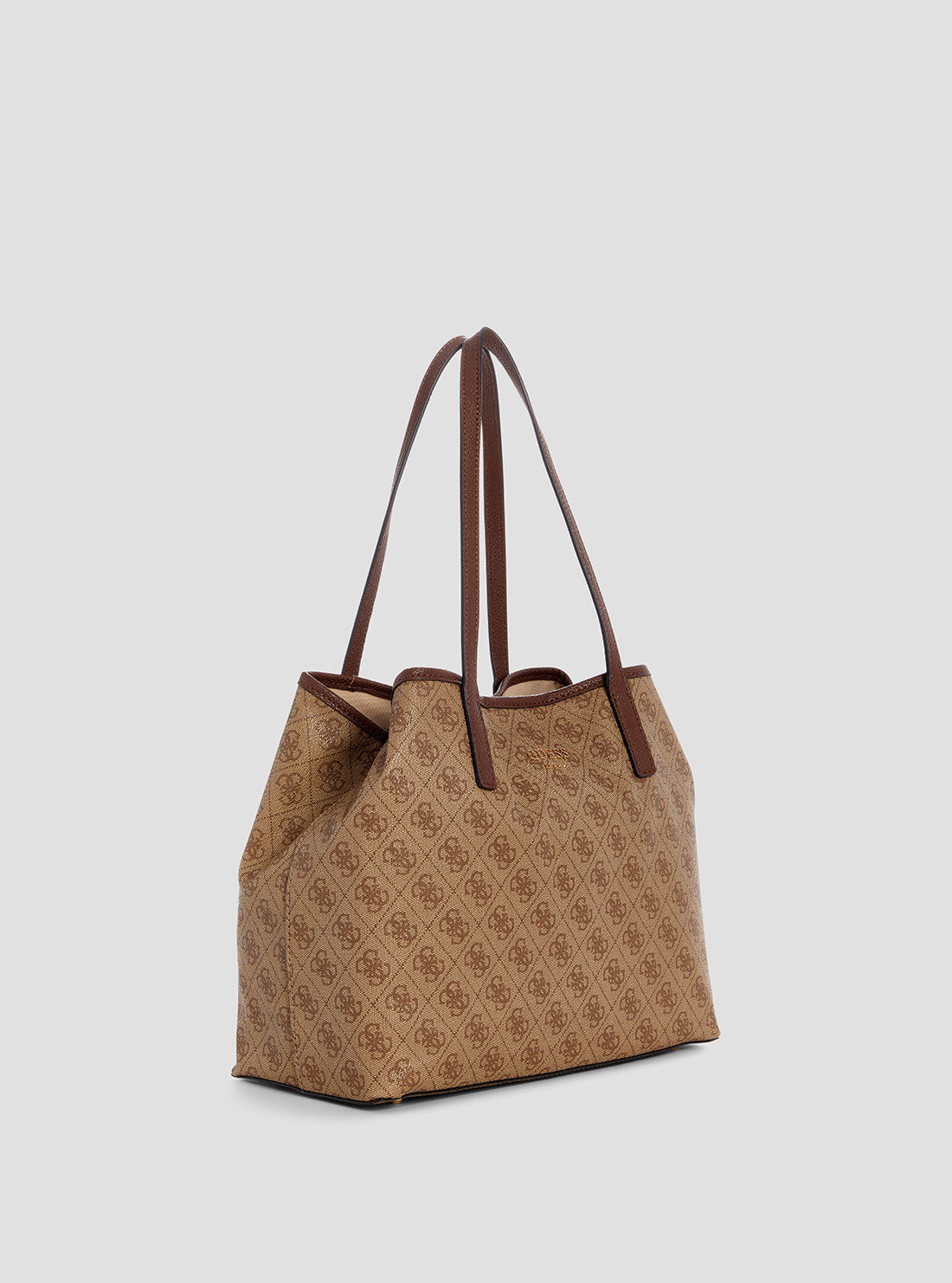 Brown Logo Vikky 2 in 1 Tote Bag