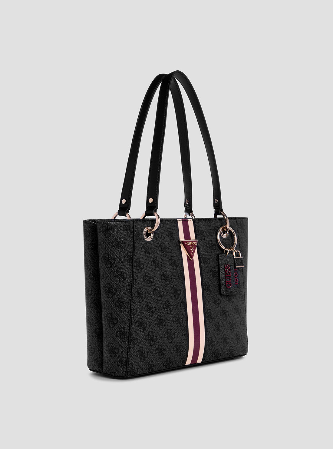 Black Logo Noelle Small Tote Bag