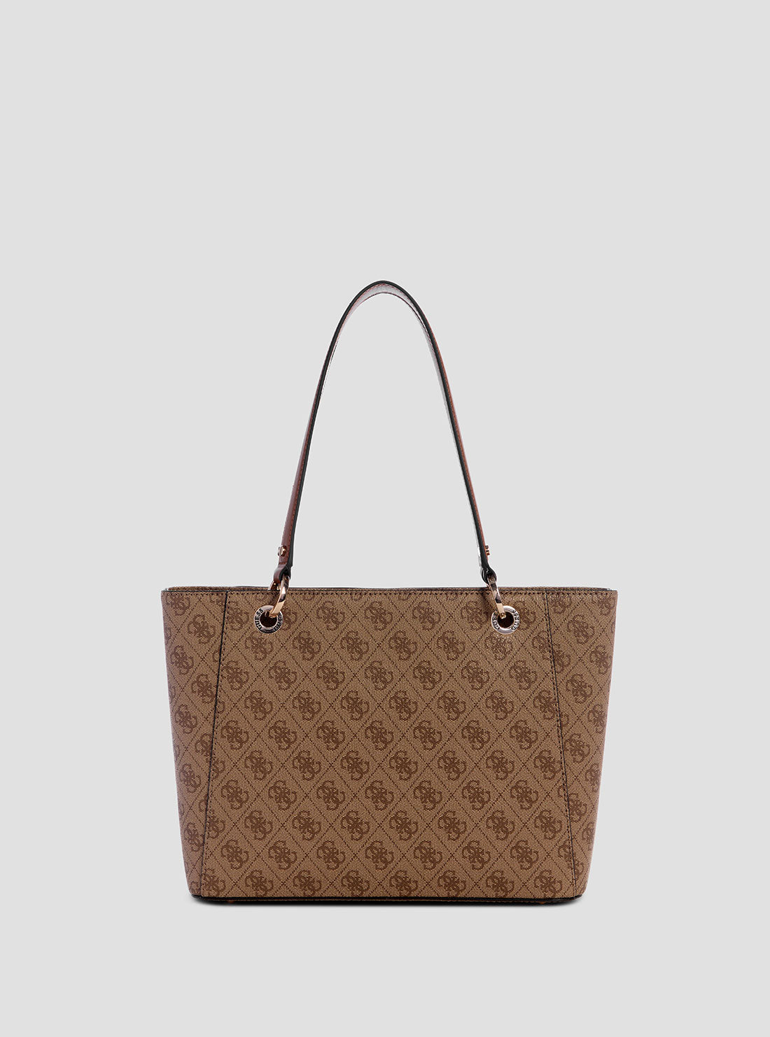 Brown Logo Noelle Small Tote Bag