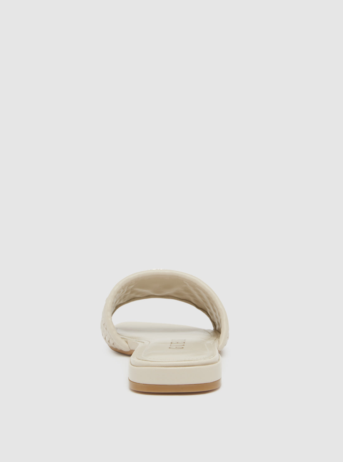 White Tamsey Slide Sandals