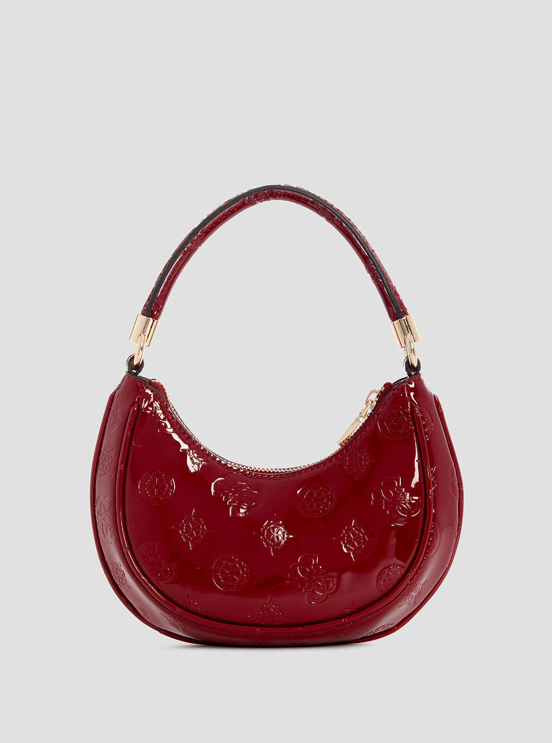 Red Zalina Small Hobo Bag