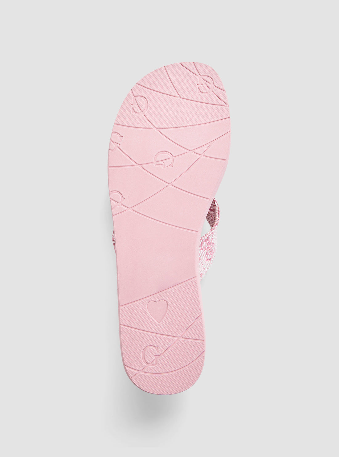 GUESS Footwear Pink Tuta Slip-on Sandals TUTA3 Bottom View