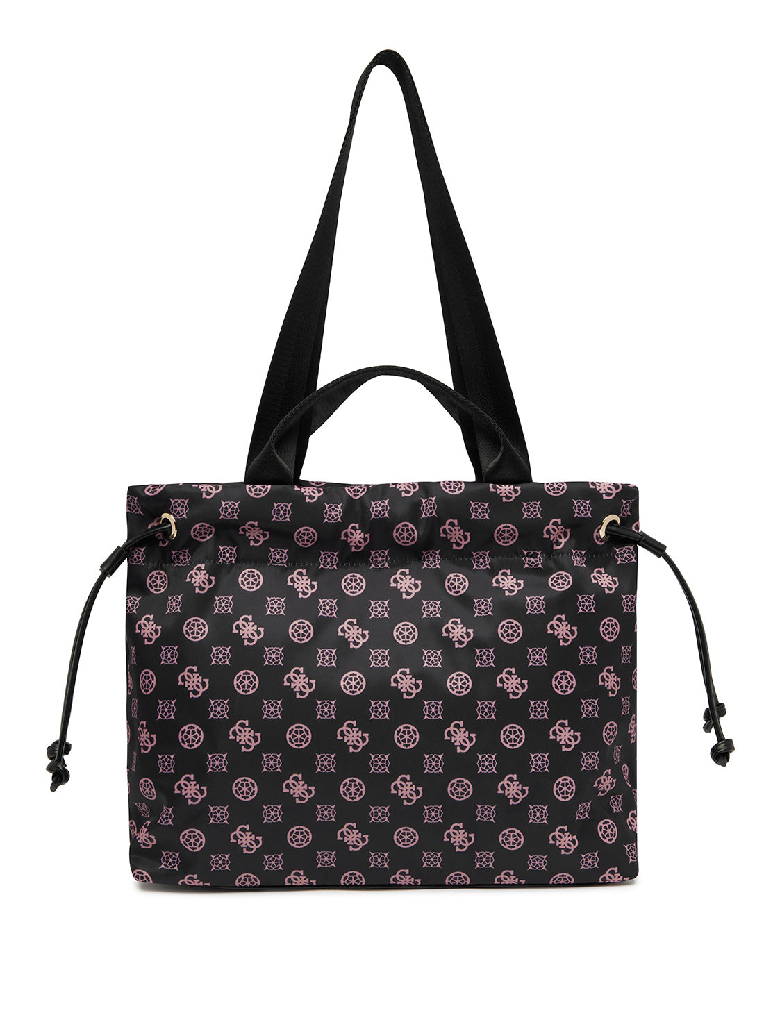 Black Logo Active Shoulder Bag | GUESS Women's Handbags | back view