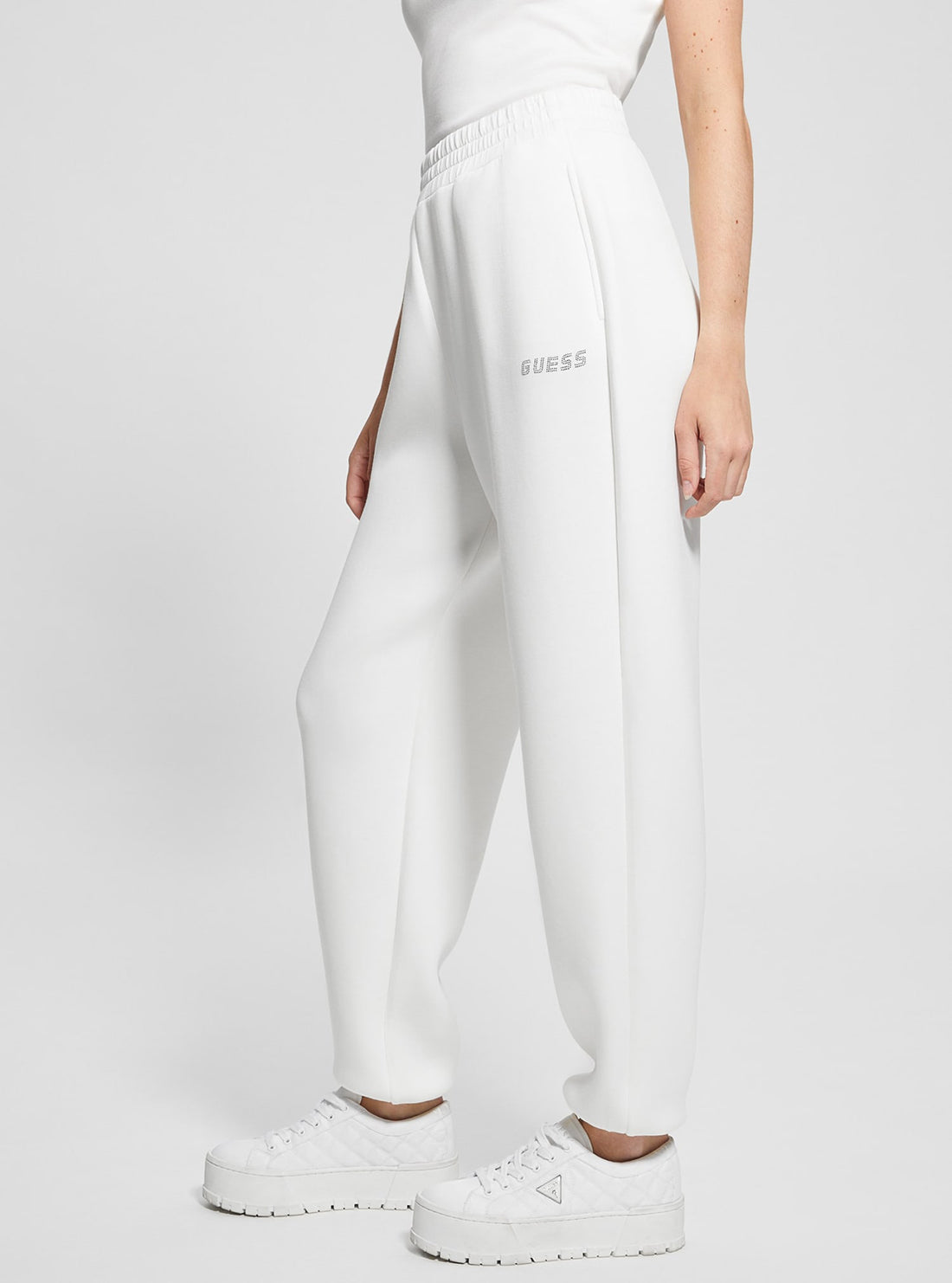 White Cecilia Scuba Pants