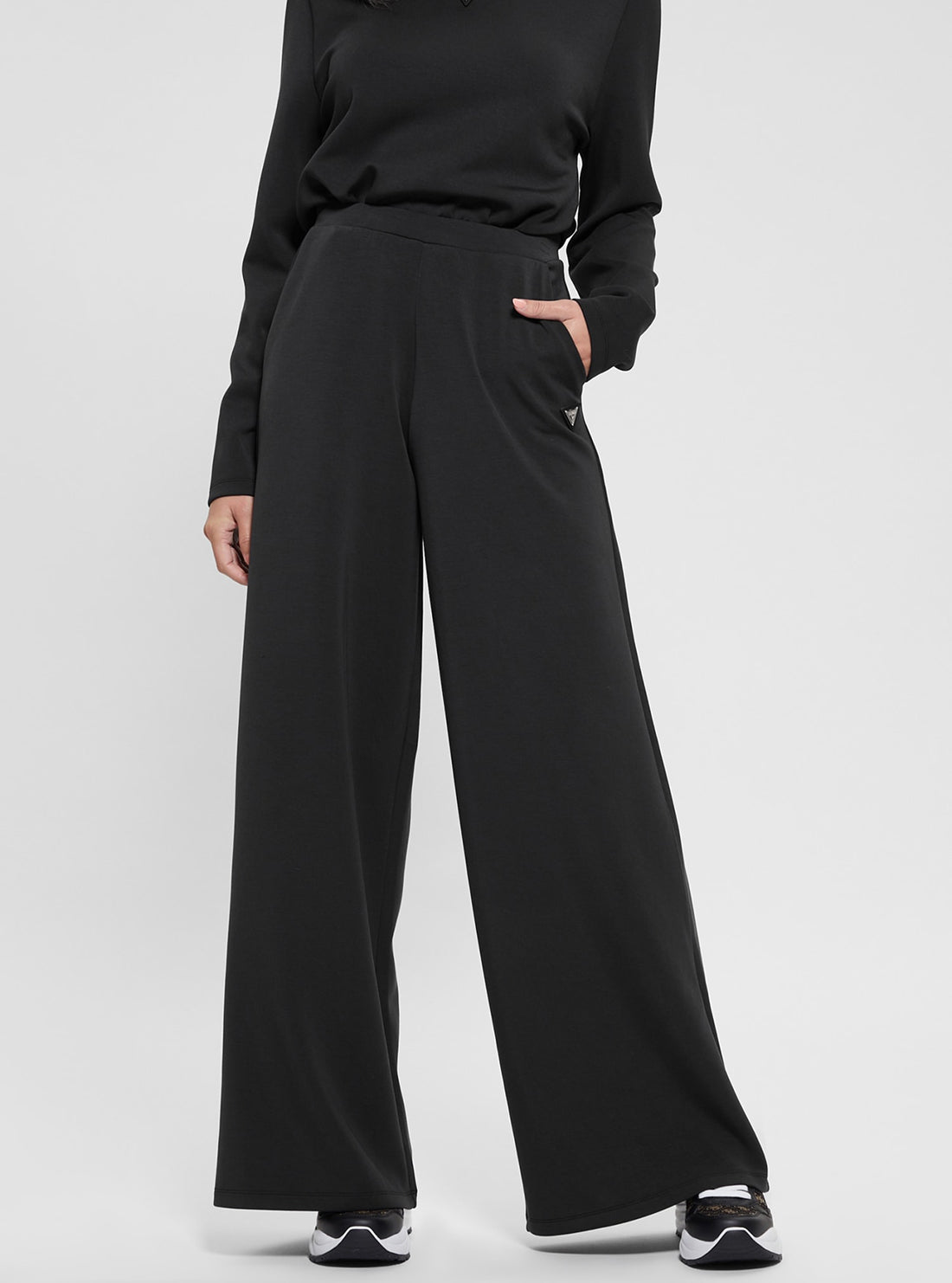 Eco Black Olympe Wide Leg Pant