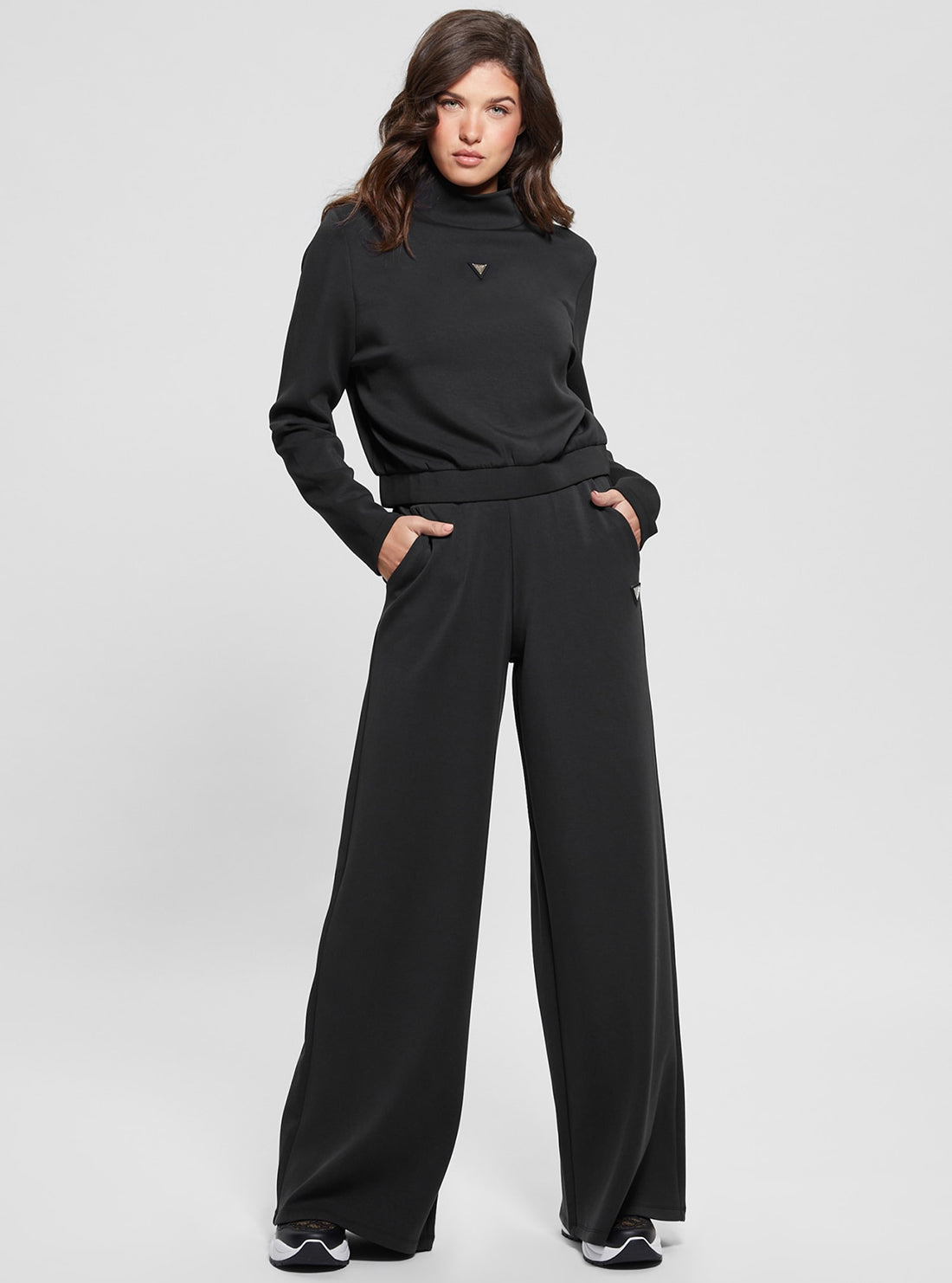 Eco Black Olympe Wide Leg Pant