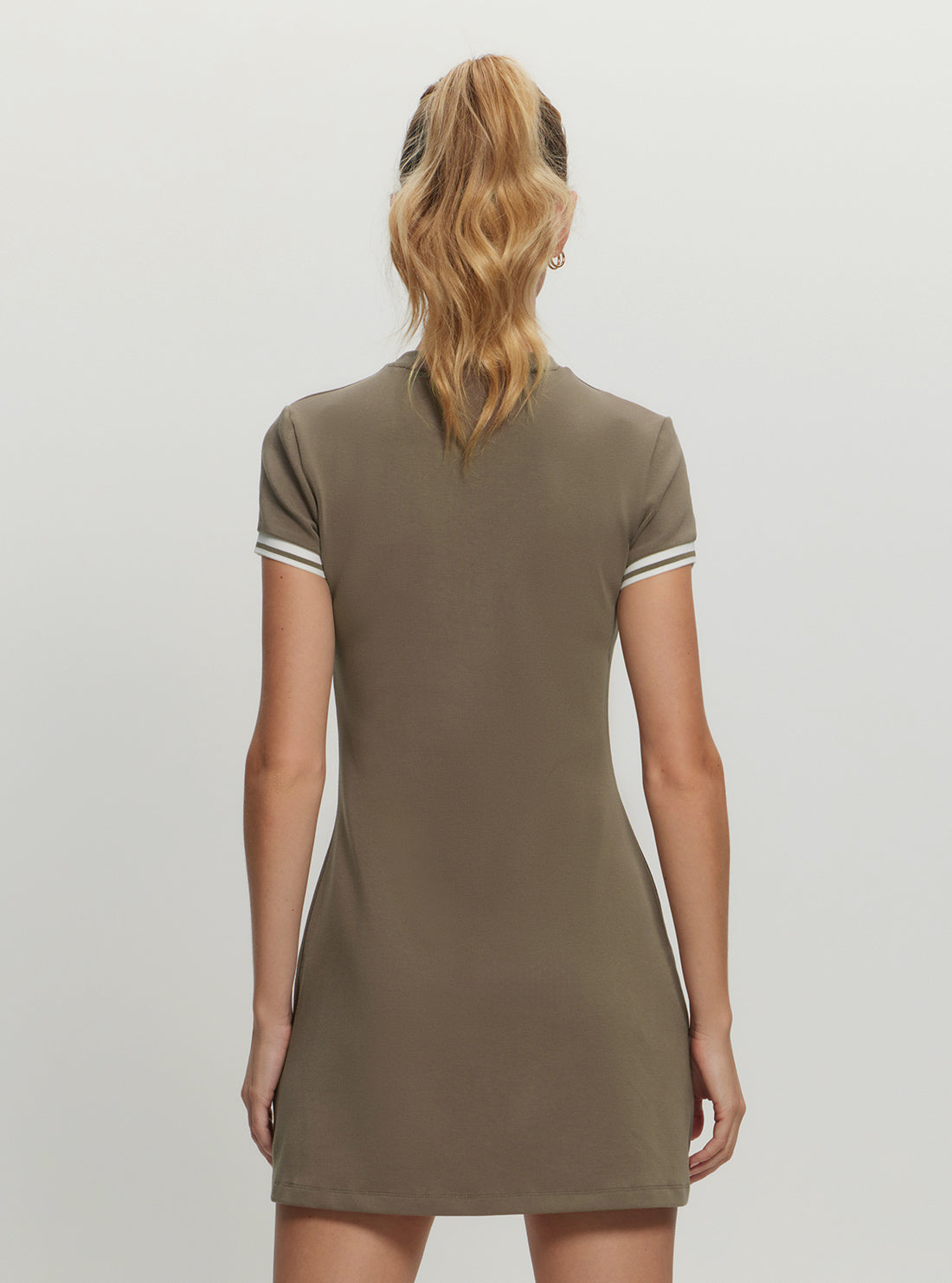 Brown Elea Tank Mini Dress