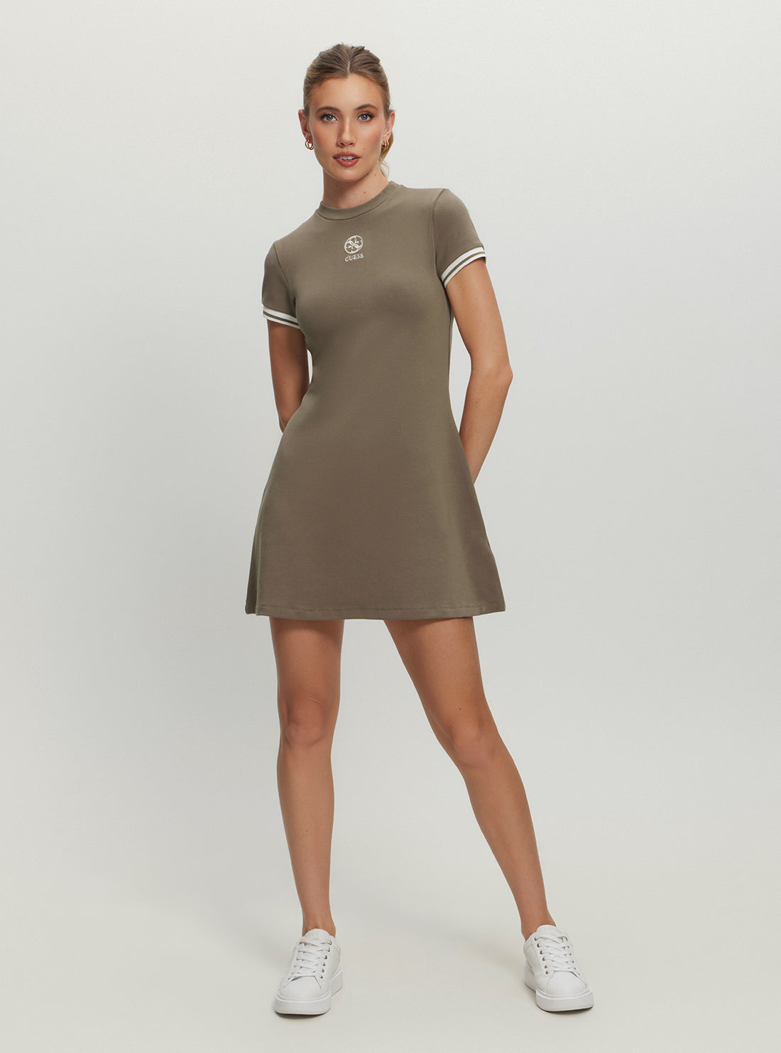 Brown Elea Tank Mini Dress