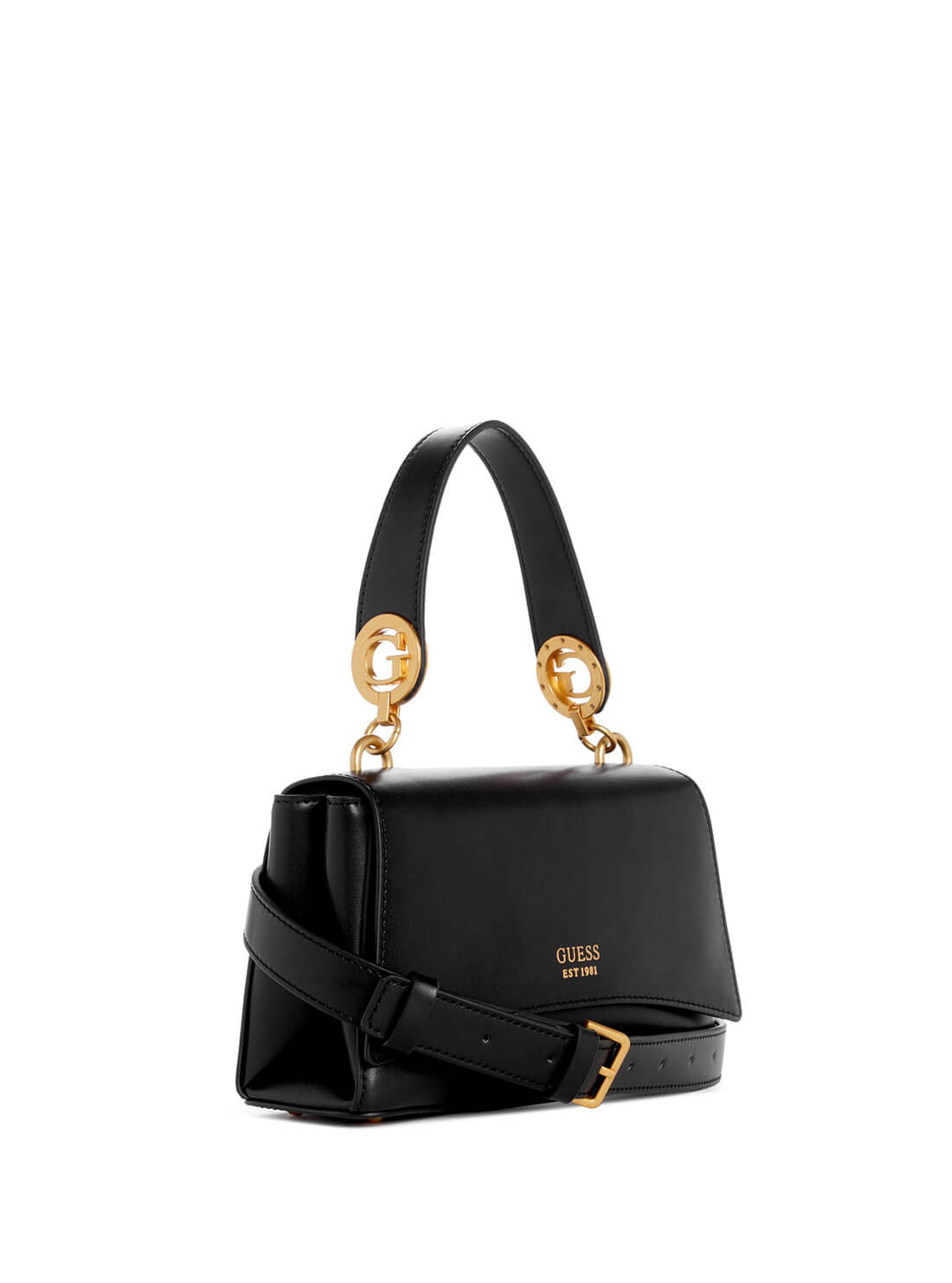 Women's Black Masie Crossbody Bag front view