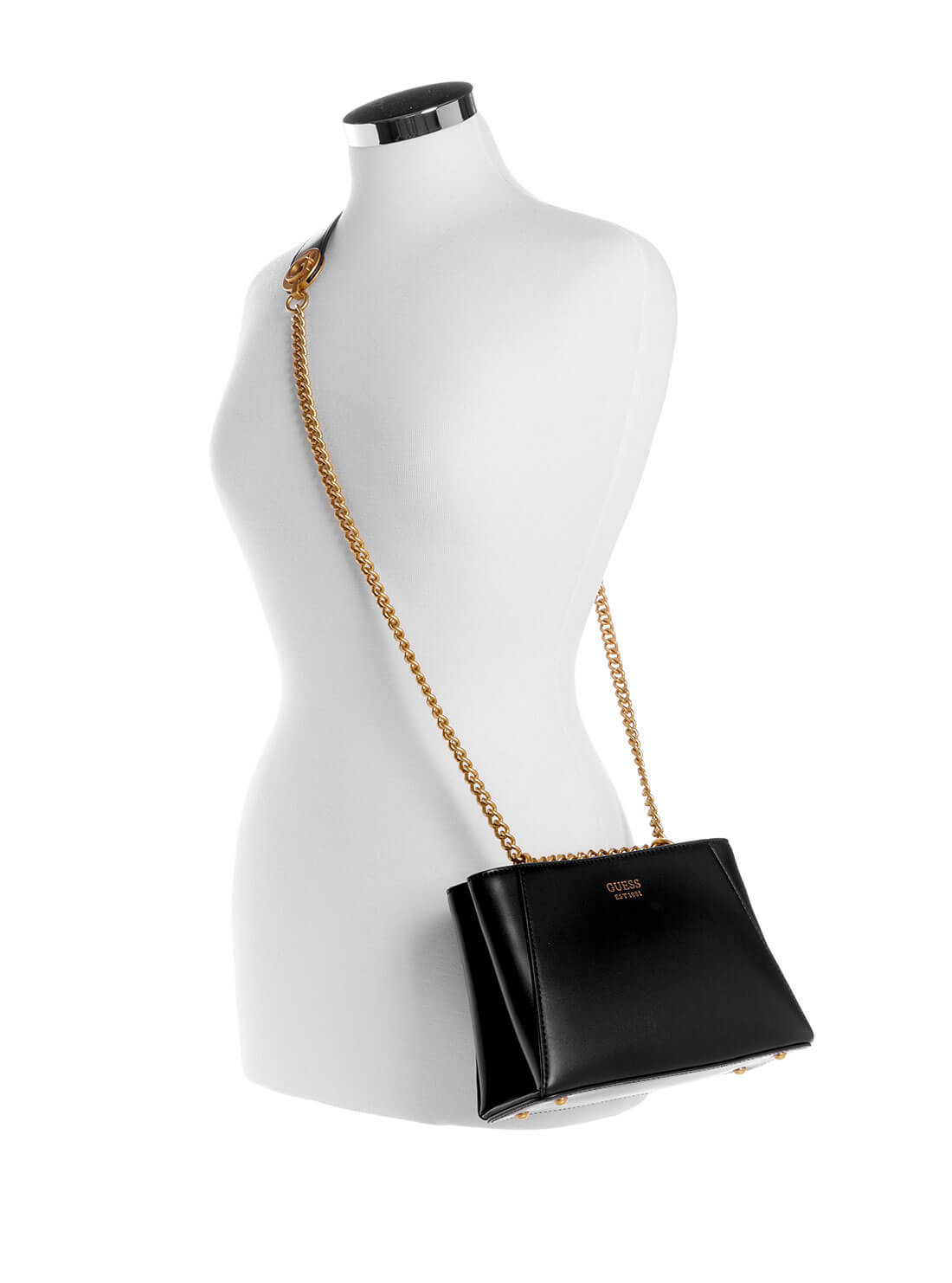 Women's Black Masie Mini Dual Crossbody Bag model view