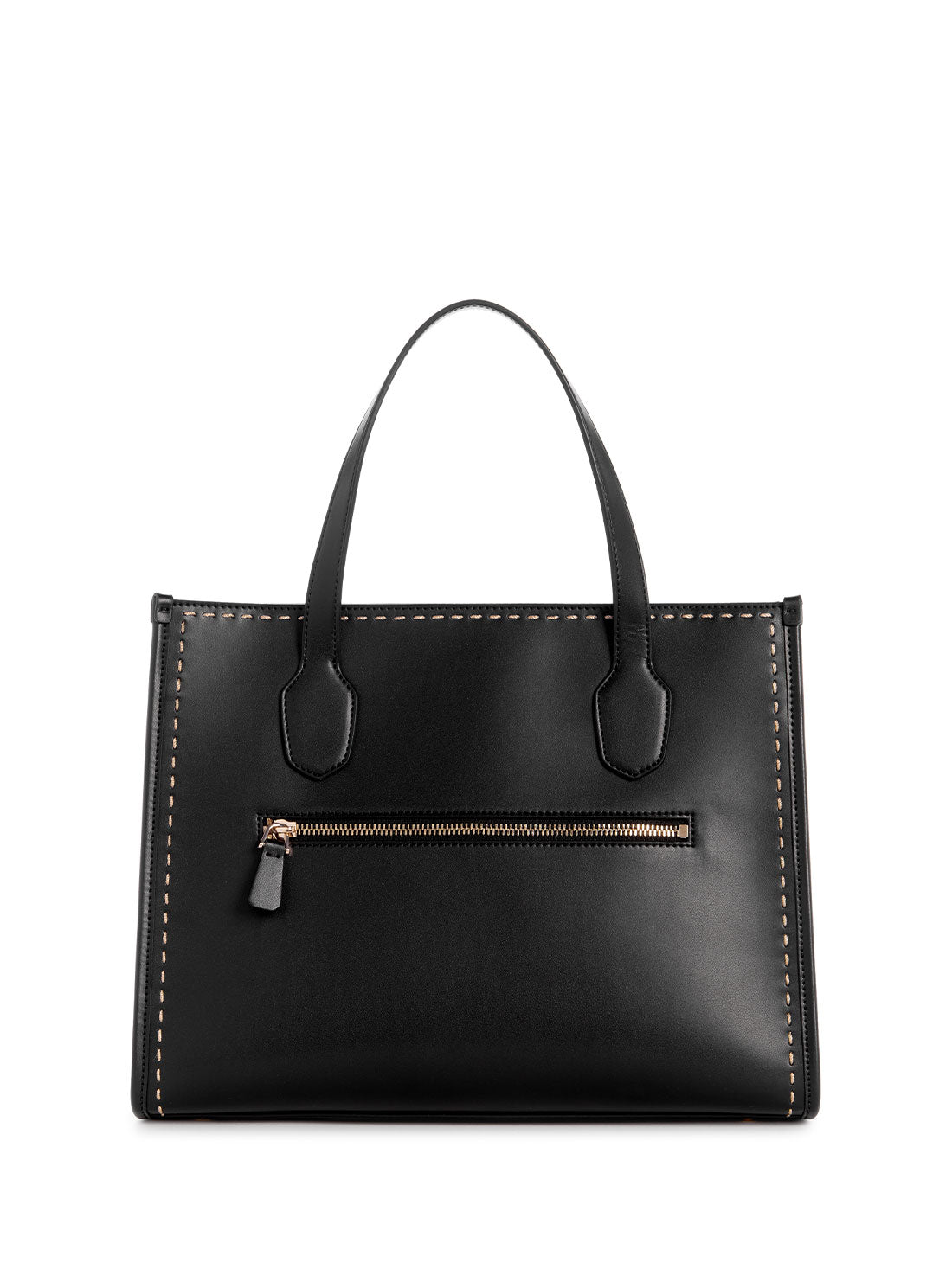 Black Silvana Dual Tote Bag | GUESS Women's Handbags | back view