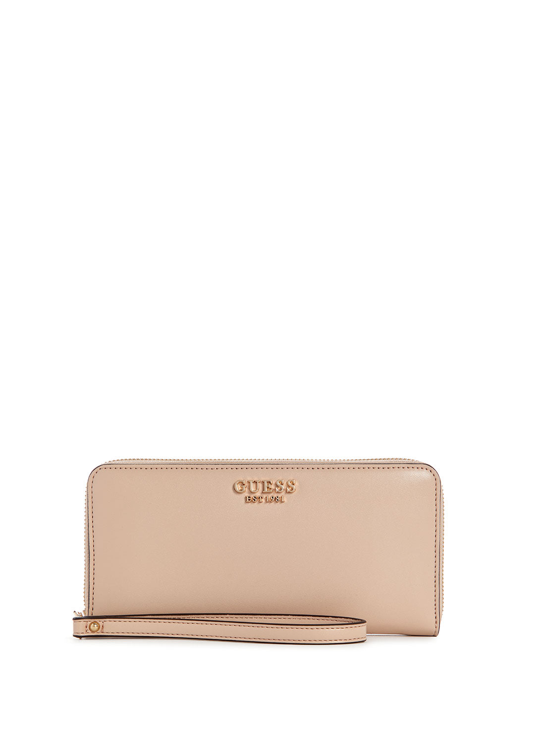 GUESS Beige Laurel Large Wallet front view