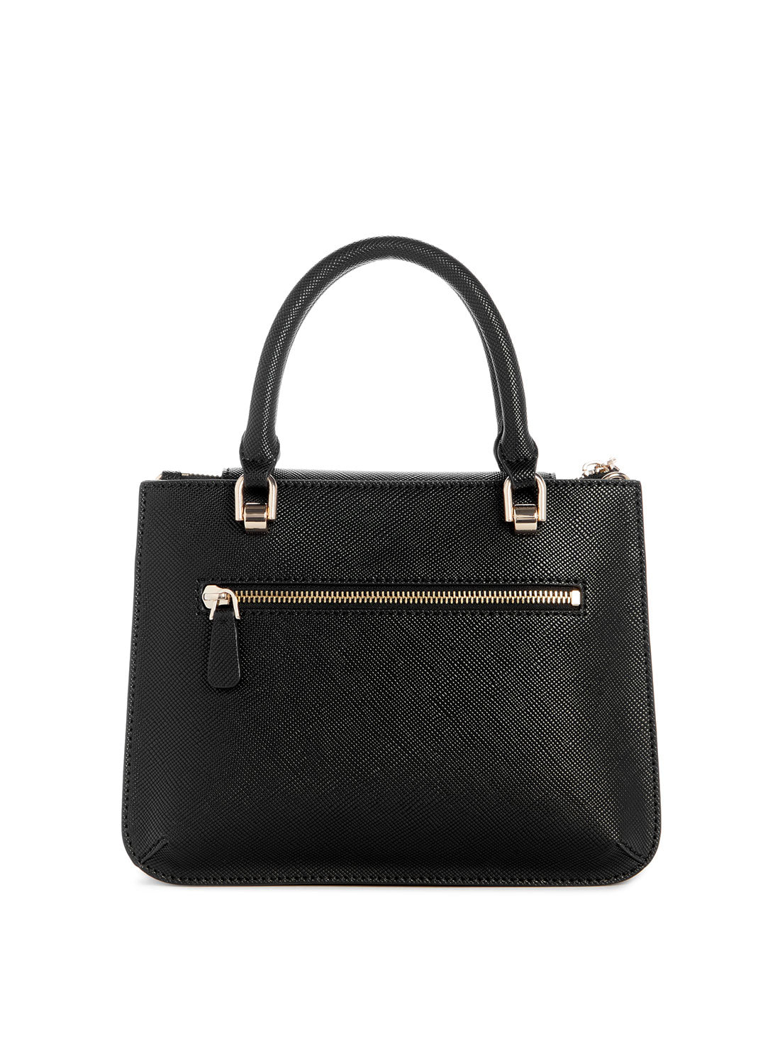 GUESS Black Ilia Small Girlfriend Satchel Bag back view