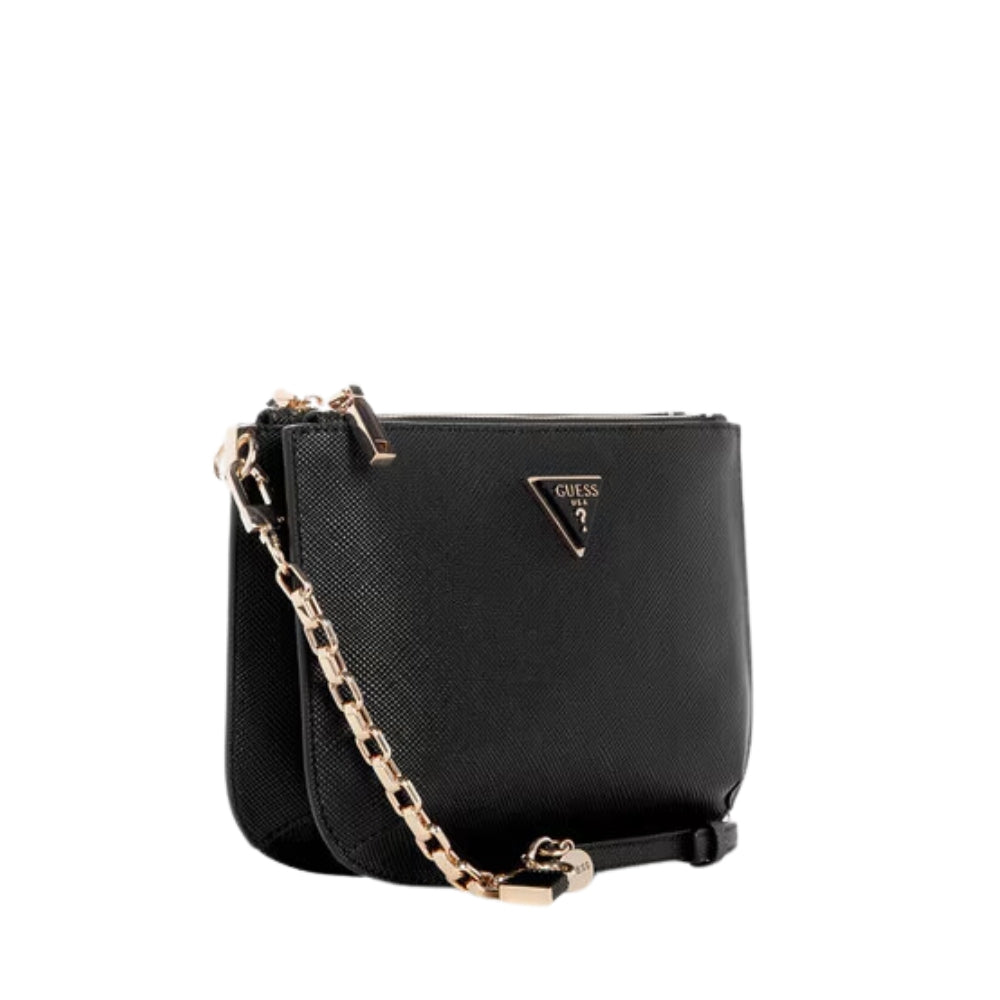 Black Ilia 2 Compartment Crossbody Top Zip