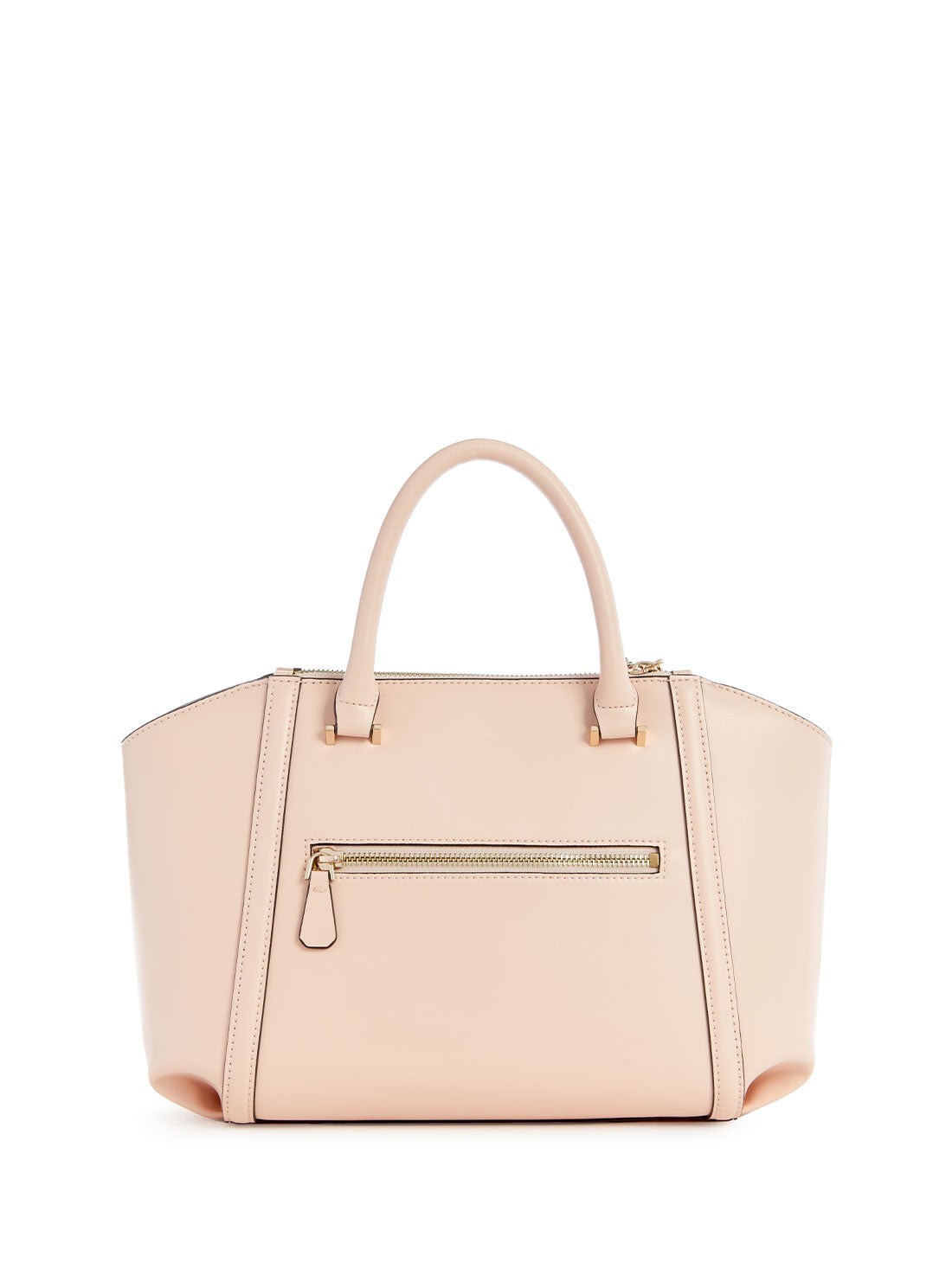 Pale Pink Leie Status Satchel Bag | GUESS Women's Handbags | back view