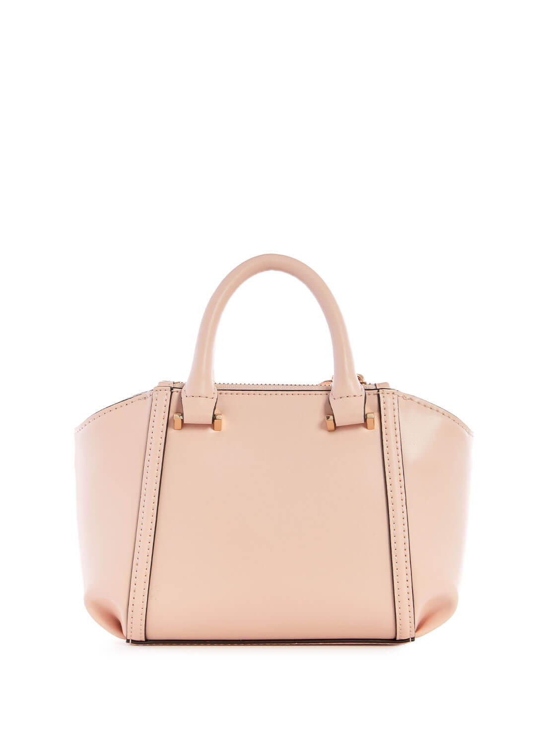 Pale Pink Leie Mini Status Satchel Bag | GUESS Women's Handbags | back view