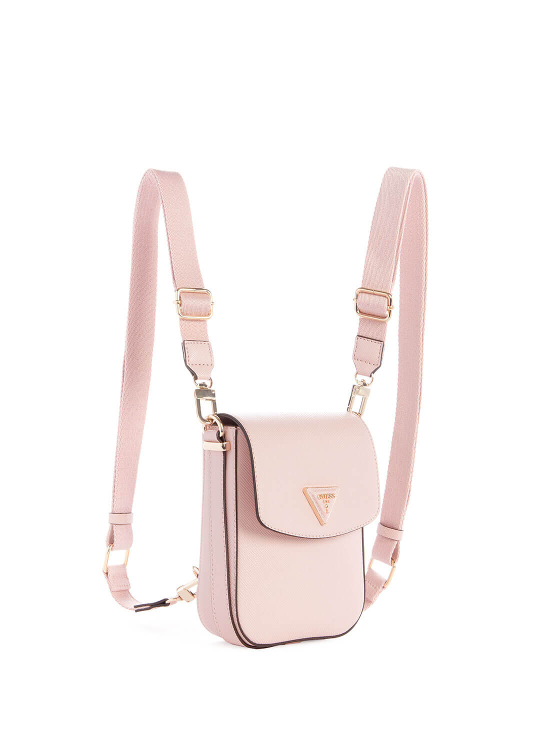 Women's Blush Pink Brynlee Mini Convertible Backpack front view alt