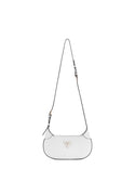 GUESS White Avis Crossbody Bag front view