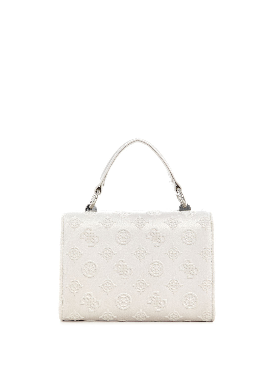 White Zalina Mini To Handle Bag