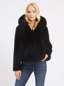 GUESS Black Sophy Jacket front view