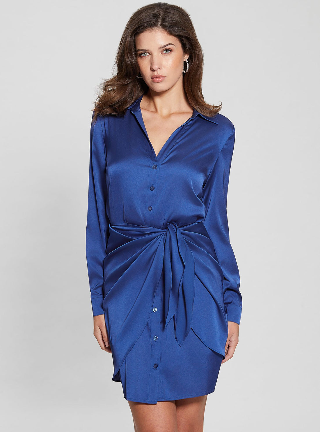 GUESS Eco Blue Alya Dress front view