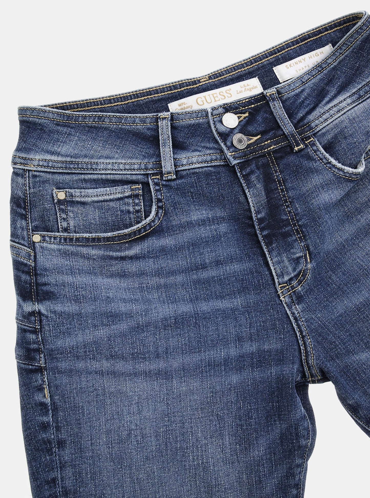 Blue Shape Up Denim Jeans | GUESS Women's Apparel | detail view