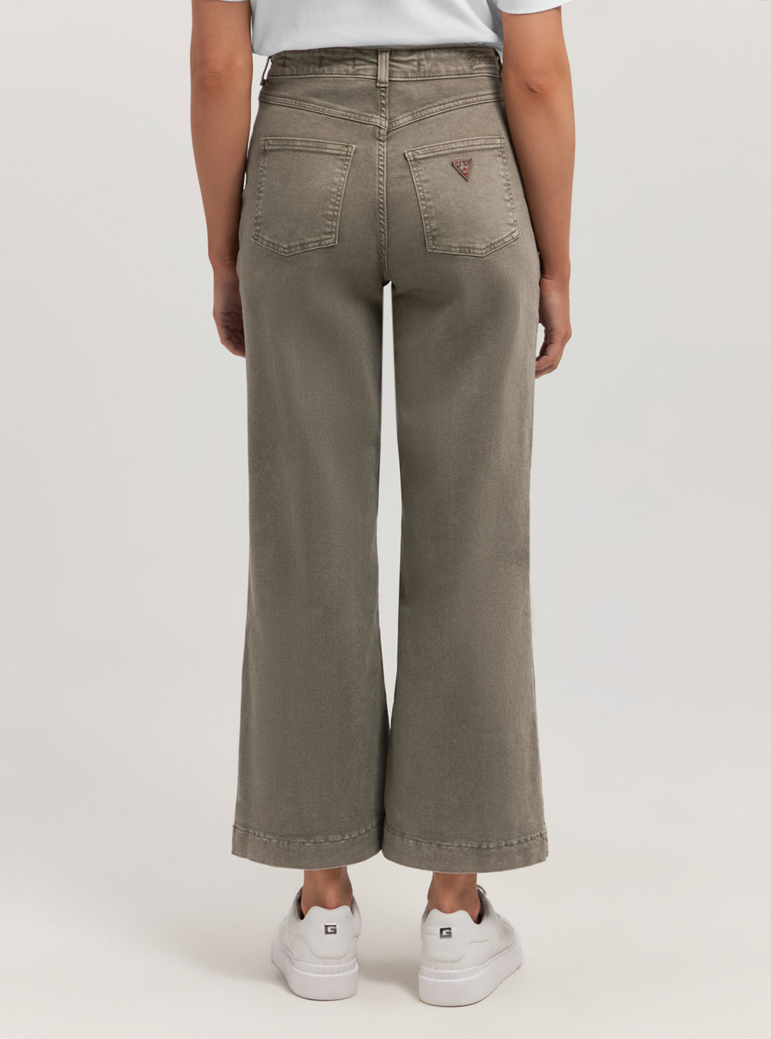 GUESS Khaki Darma Wide Leg Pant back view