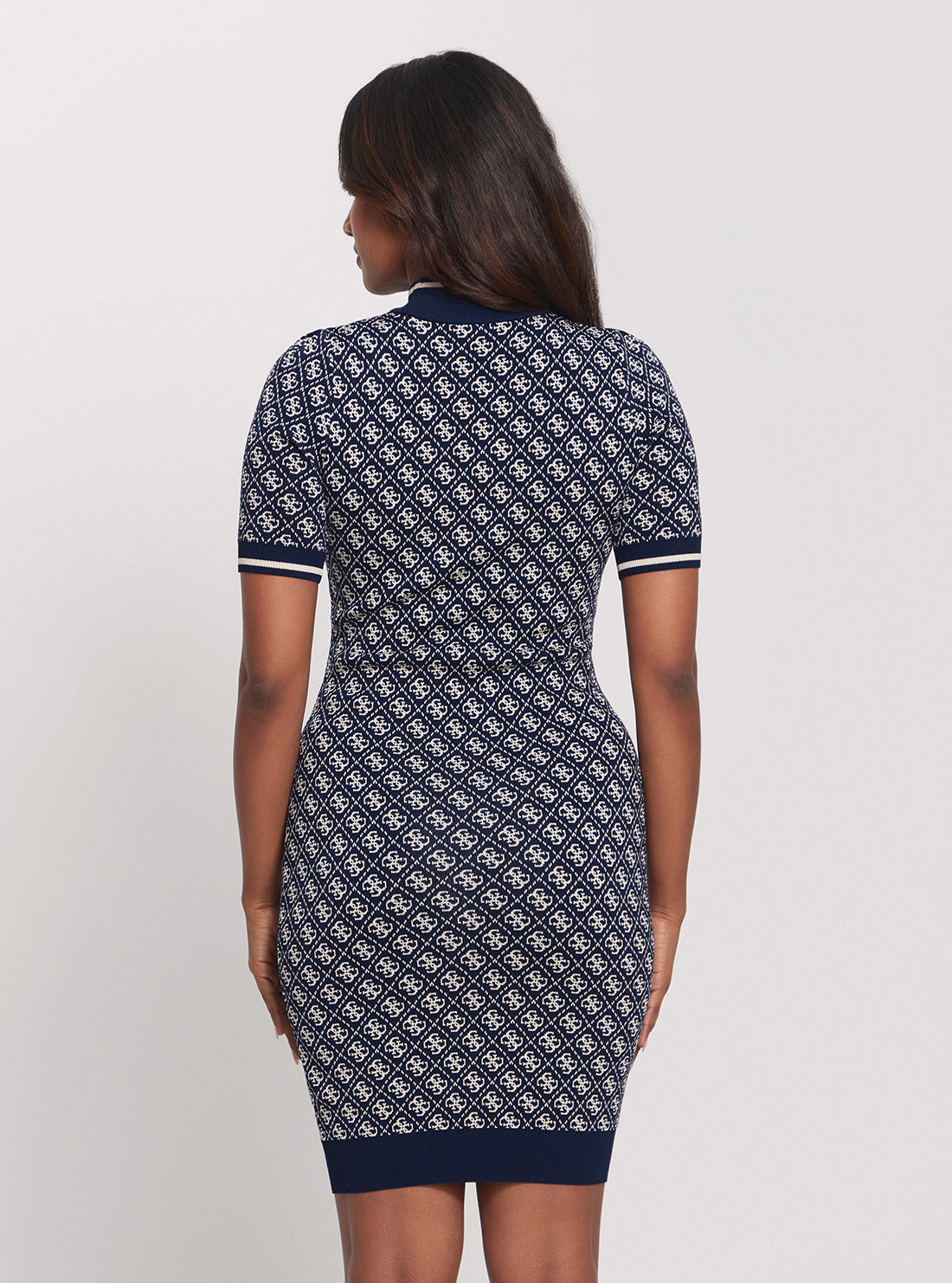 Navy Logo Lise Knit Dress