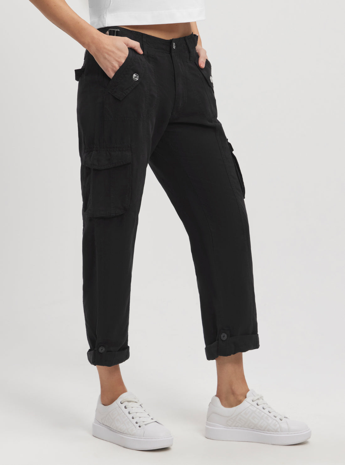 Eco Black Nessi Cargo Pants