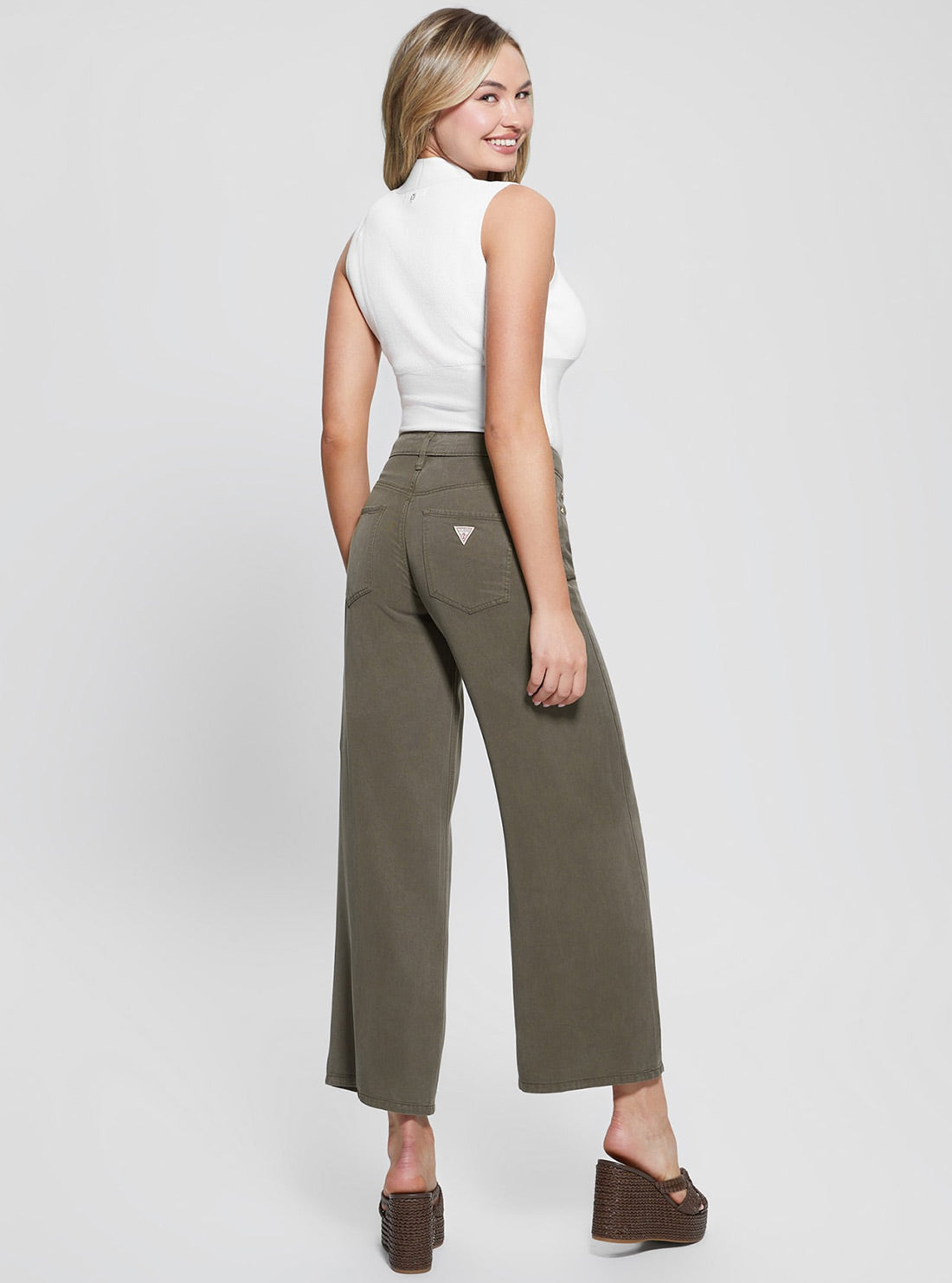 Eco Brown Sexy Palazzo Pant