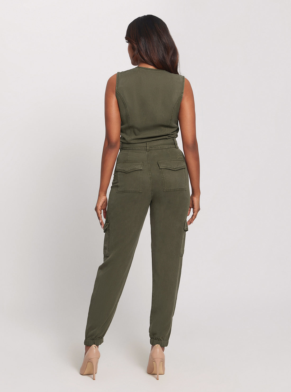 GUESS Eco Green Indy Jumpsuit back view