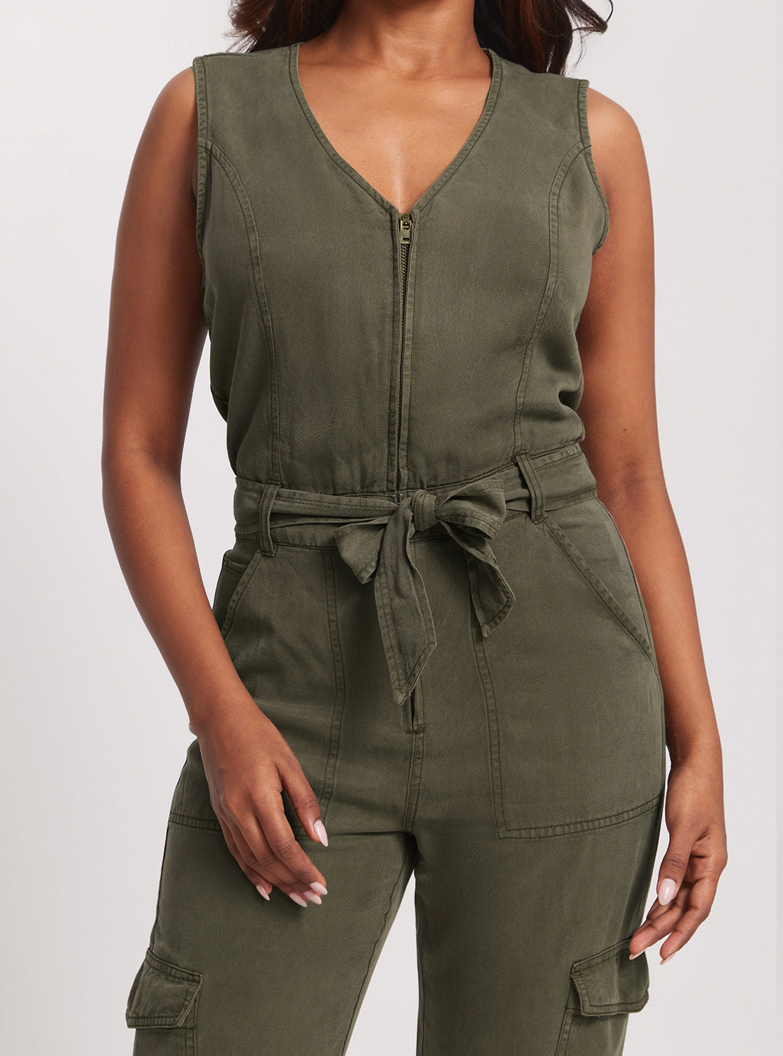 GUESS Eco Green Indy Jumpsuit detail view