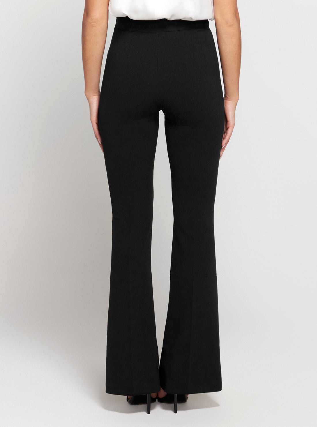 GUESS Black Flared Evelina Pants back view