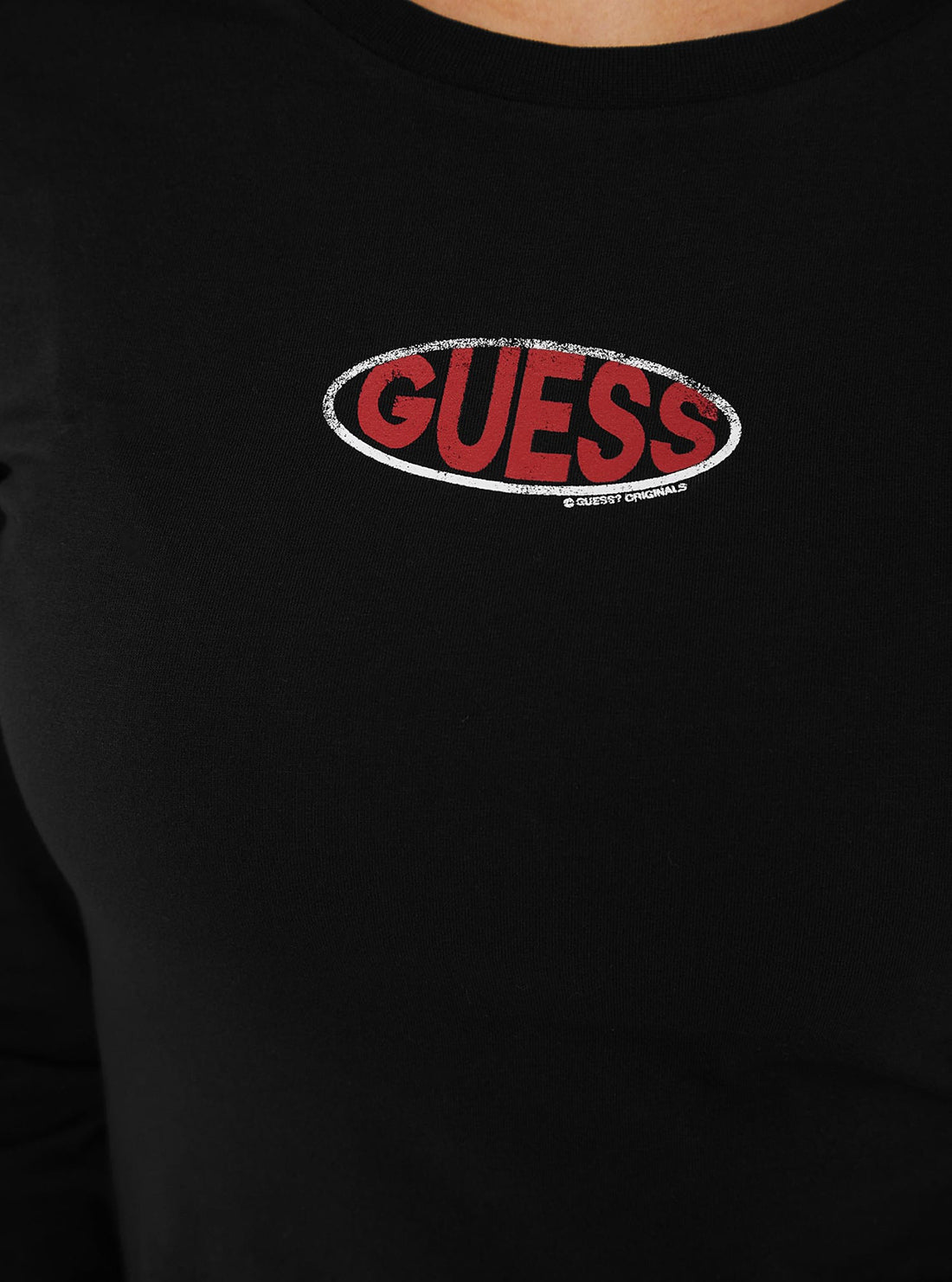 Guess Originals Black Oval Logo T-Shirt