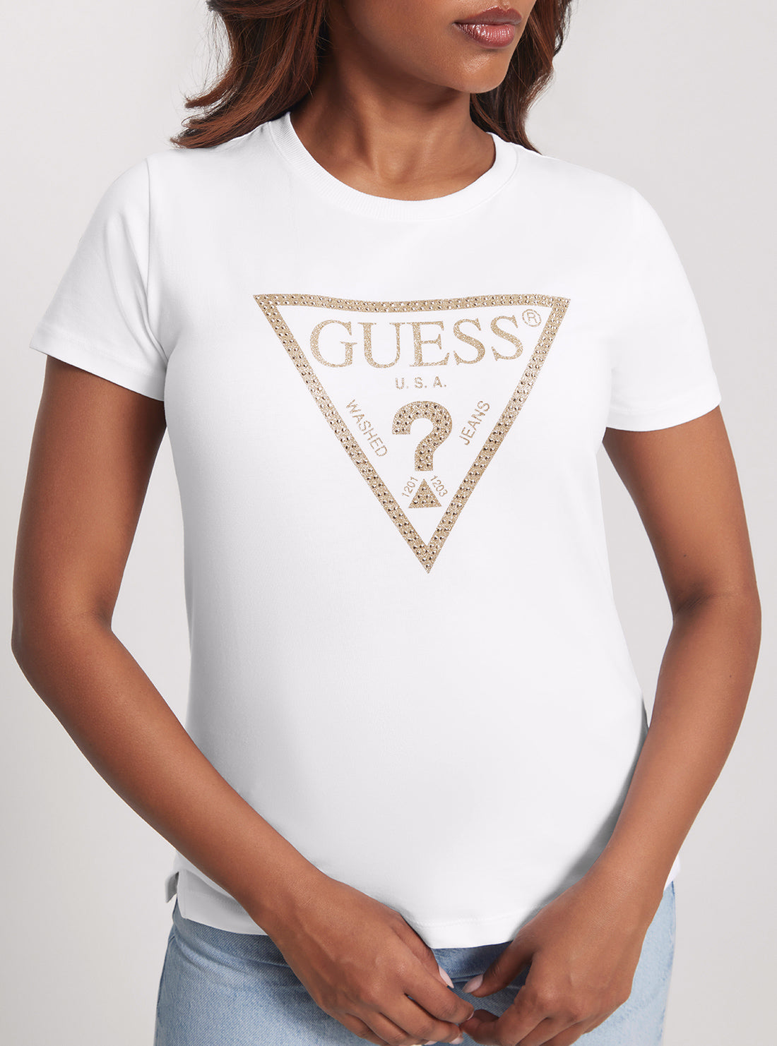 White Gold Triangle T-Shirt