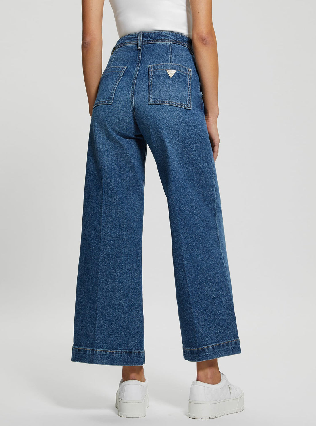 High-Rise Dakota Wide Leg Jeans in Mid Wash