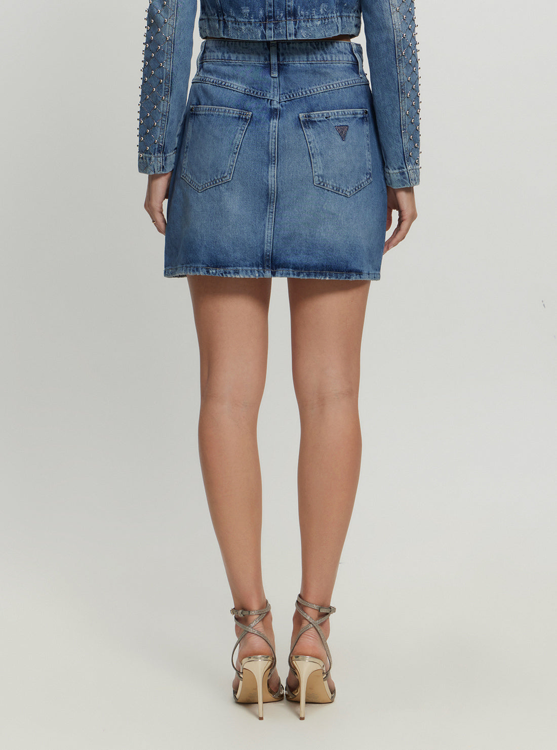 Blue Denim Carol Mini Skirt