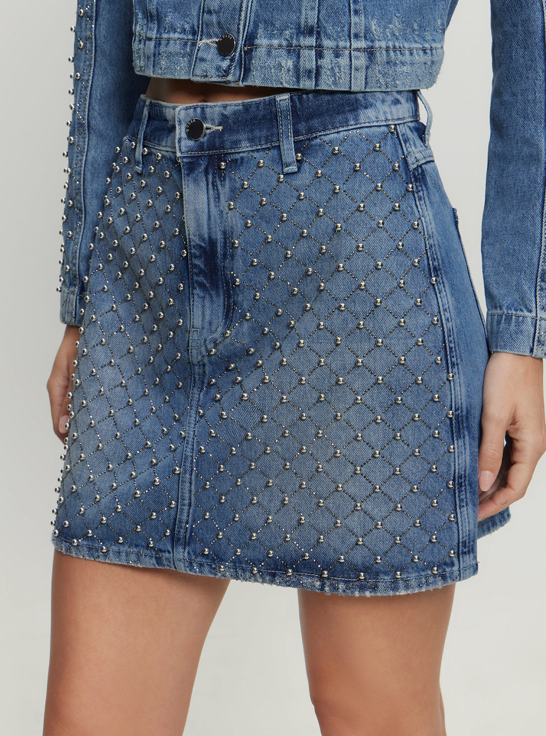 Blue Denim Carol Mini Skirt