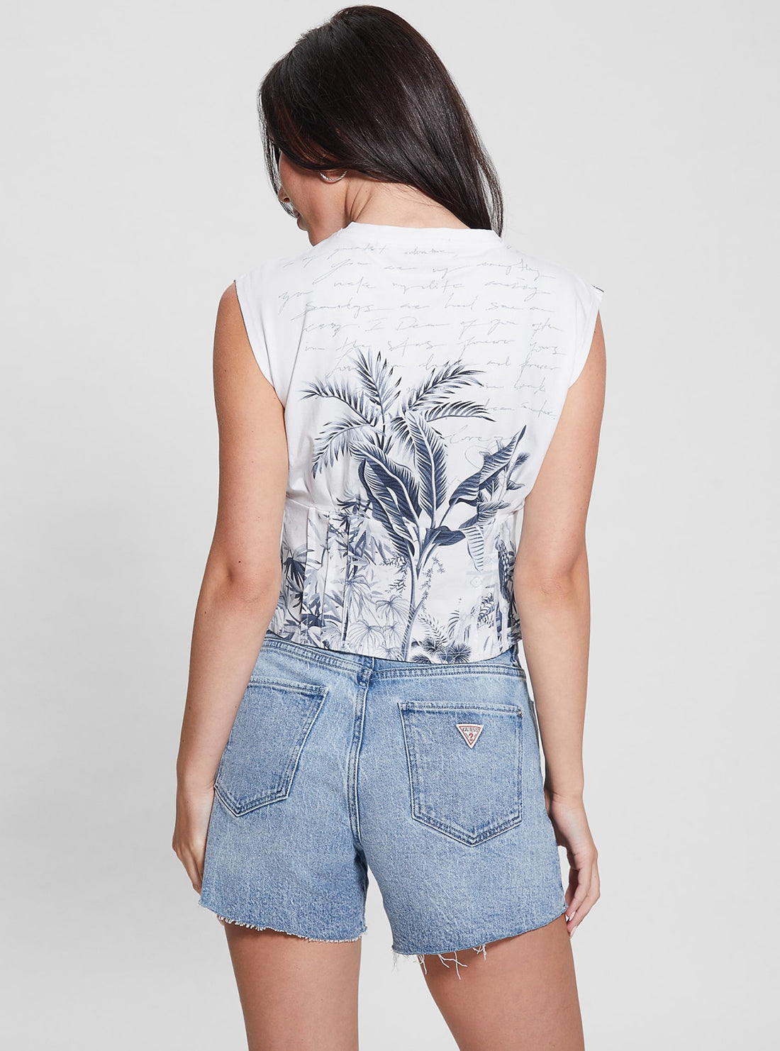 White Palms Corset T-Shirt