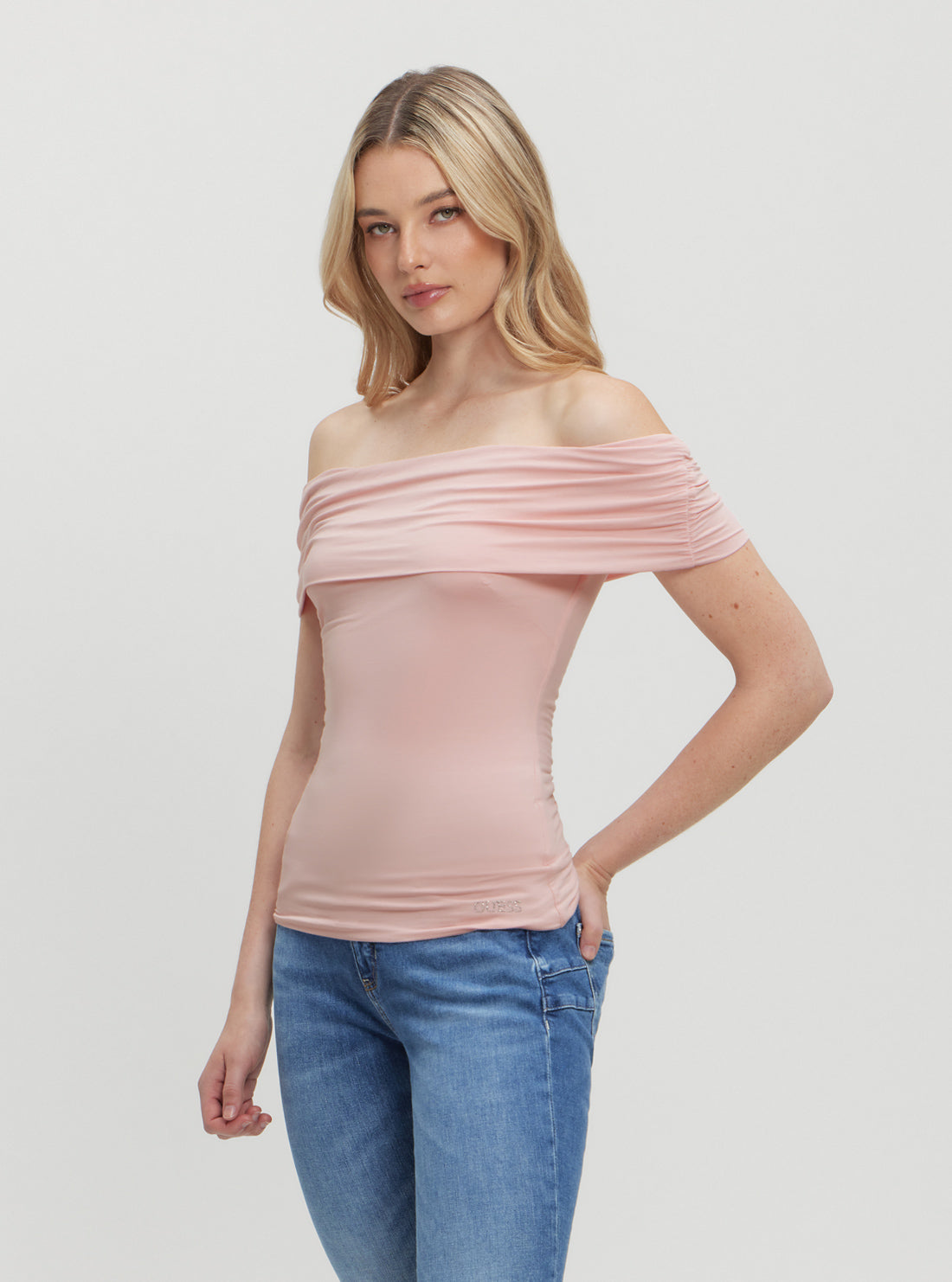 Pink Charlotte Off Shoulder Top