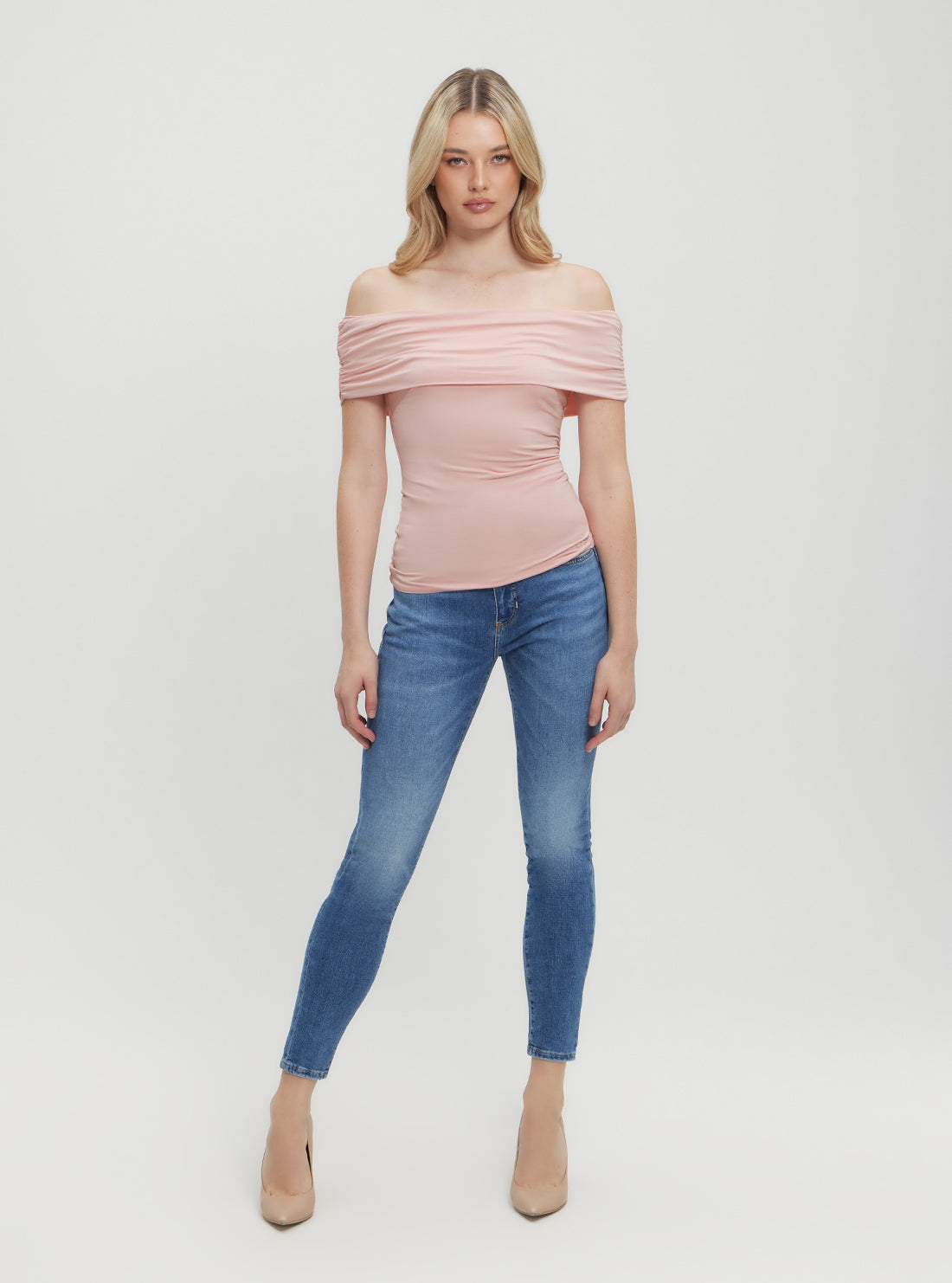 Pink Charlotte Off Shoulder Top