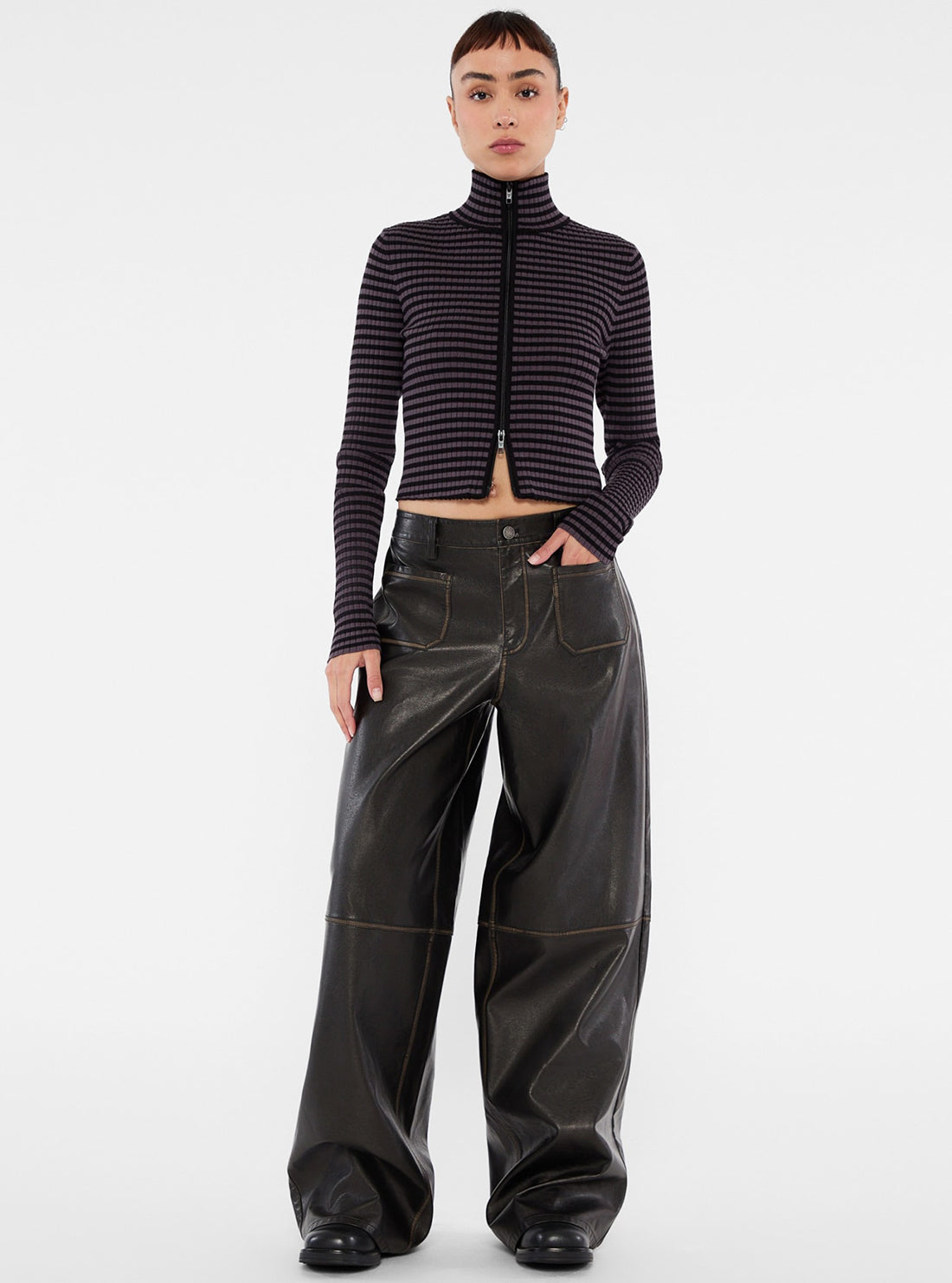 Guess Originals Black Stripe Sweater