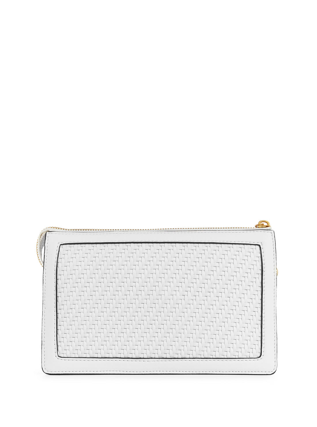 White Abey Multi Shoulder Bag | GUESS Women's Handbags | back view
