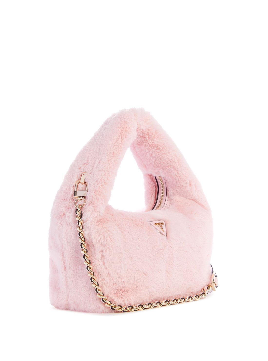 GUESS Pink Katine Hobo Bag side view